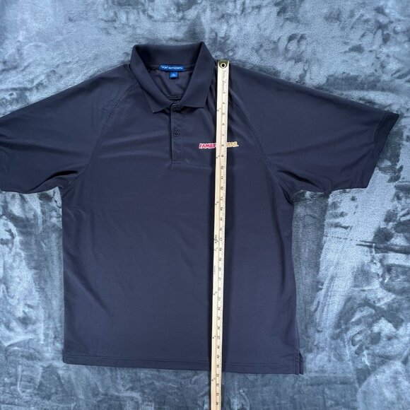 Port Authority Gray Polo Shirt Men XL Family Dollar Store Employee Work Team - Picture 6 of 12